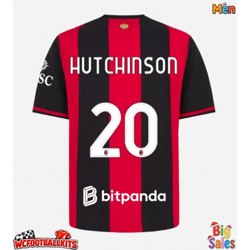 AC Milan Omari Hutchinson #20 Replica Home Stadium Shirt 2026-27 Short Sleeve